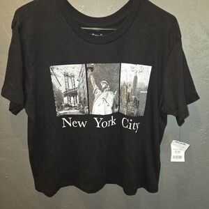 Rebellious One Black Graphic Tee